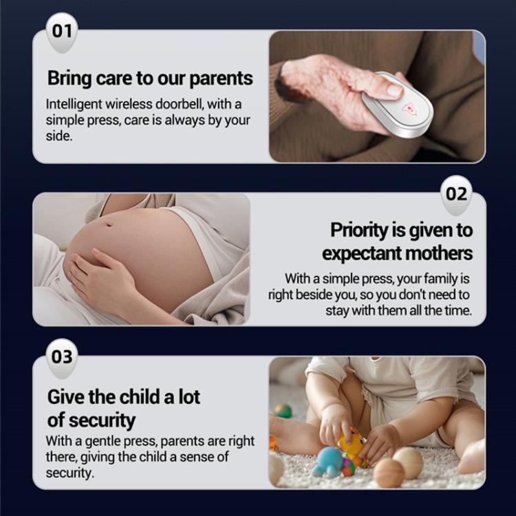 ANENG Home Intelligent Electronic Remote Control Waterproof Wireless Doorbell - Trustpick