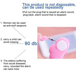 Angel Wing Anti - rape Device Personal Alarm, Self - defense Defend Wolf, Mini Alarm with 90dB Alarm Sound for Girl and Kids - Trustpick