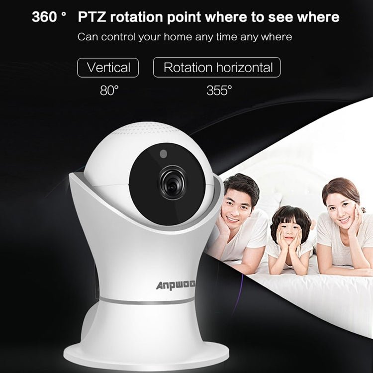 Anpwoo Hercules GM8135+SC2145 1080P HD WiFi IP Camera, Support Motion Detection & Infrared Night Vision & TF Card(Max 128GB) - Trustpick