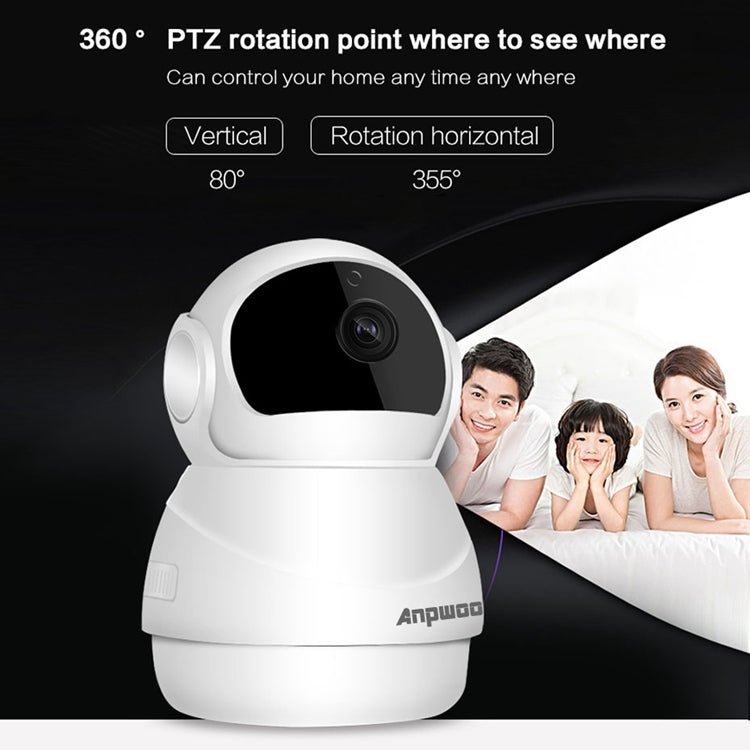 Anpwoo Warrior GM8135+SC2145 1080P HD WiFi IP Camera, Support Motion Detection & Infrared Night Vision & TF Card(Max 128GB) - Trustpick
