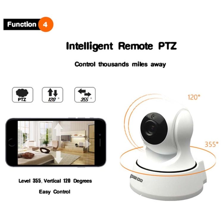 Anpwoo YT002 Ingenic T10 720P HD WiFi IP Camera with 11 PCS Infrared LEDs, Support Motion Detection & Night Vision & TF Card(Max 64GB) - Trustpick