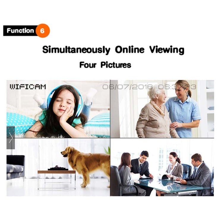 Anpwoo YT002 Ingenic T10 720P HD WiFi IP Camera with 11 PCS Infrared LEDs, Support Motion Detection & Night Vision & TF Card(Max 64GB) - Trustpick