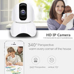 Anpwoo - YT003 2.0 Mega 3.6mm Lens Wide Angle 1080P Smart WIFI Monitor Camera , Support Night Vision & TF Card Expansion Storage, EU Plug - Trustpick