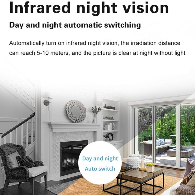 AS02 Home Security Infrared Night Vision Wireless Voice Intercom Small Camera - Trustpick