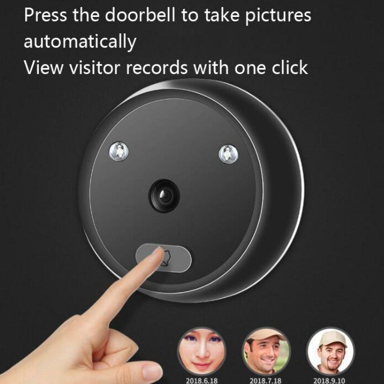 ASY - 99 2.4 inch High Definition Smart Cat Eye Home Electronic Video Doorbell - Trustpick