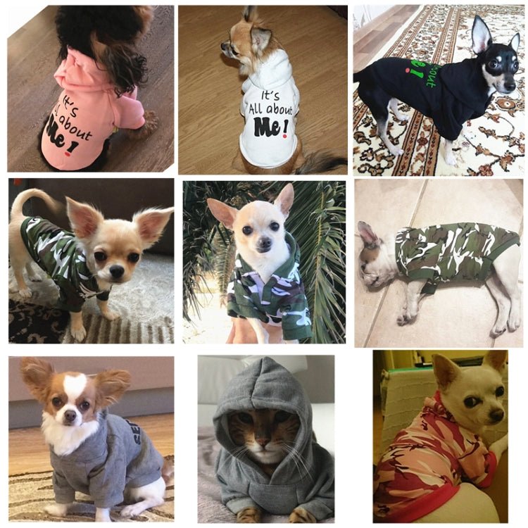Autumn Winter Fleece Hooded Teddy Pet Dog Sweater Clothes - Trustpick