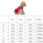 Autumn Winter Pet Red Love Sweater Festive Christmas Pet Clothes - Trustpick