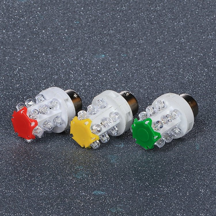 B15 15 LEDs Small Bulb LED Warning Light, Random Color Delivery - Trustpick