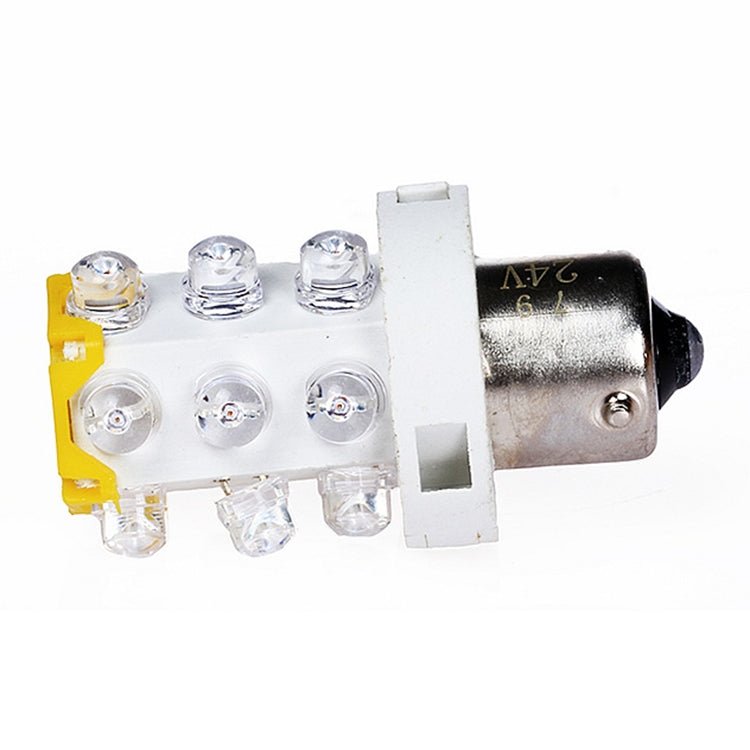 B15 15 LEDs Small Bulb LED Warning Light, Random Color Delivery - Trustpick