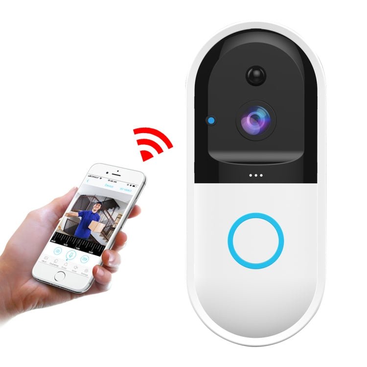 B50 720P Smart WiFi Video Visual Doorbell, Support Phone Remote Monitoring & Night Vision & SD Card - Trustpick