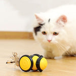Bee Shaped Cats Motorized Toys Intelligent Cats Teasing Pet Toy Stroller - Trustpick
