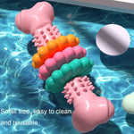 BG5056 TPR Pet Chewing Toys Bone Shape Dog Teething Stick - Trustpick