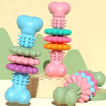 BG5056 TPR Pet Chewing Toys Bone Shape Dog Teething Stick - Trustpick