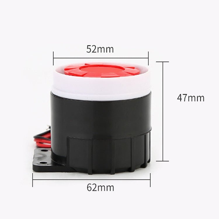 BJ - 1K High - Decibel Active Buzzer Dual Audio Electronic Siren Alarm Wall - Mounted Anti - Theft Buzzer, Voltage: - Trustpick
