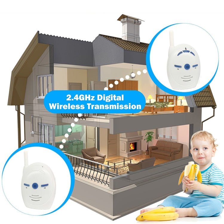 BM - V20 2.4GHz Wireless Digital Audio Baby Monitor, Two Way Voice Talk - Trustpick