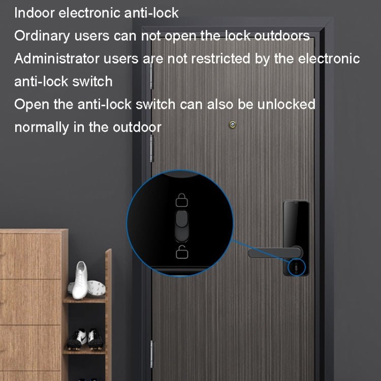 C89 Smart Fingerprint Password Lock Home Indoor Door TUYA System Lock - Trustpick