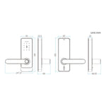 C89 Smart Fingerprint Password Lock Home Indoor Door TUYA System Lock - Trustpick