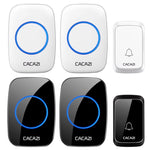 CACAZI A06 - DC 1 to 2 Battery Smart Home Wireless Waterproof Doorbell - Trustpick
