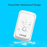 CACAZI A06 - DC 1 to 2 Battery Smart Home Wireless Waterproof Doorbell - Trustpick
