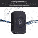 CACAZI A10 300m Long Range No Battery Waterproof LED Light Smart Wireless Doorbell - Trustpick