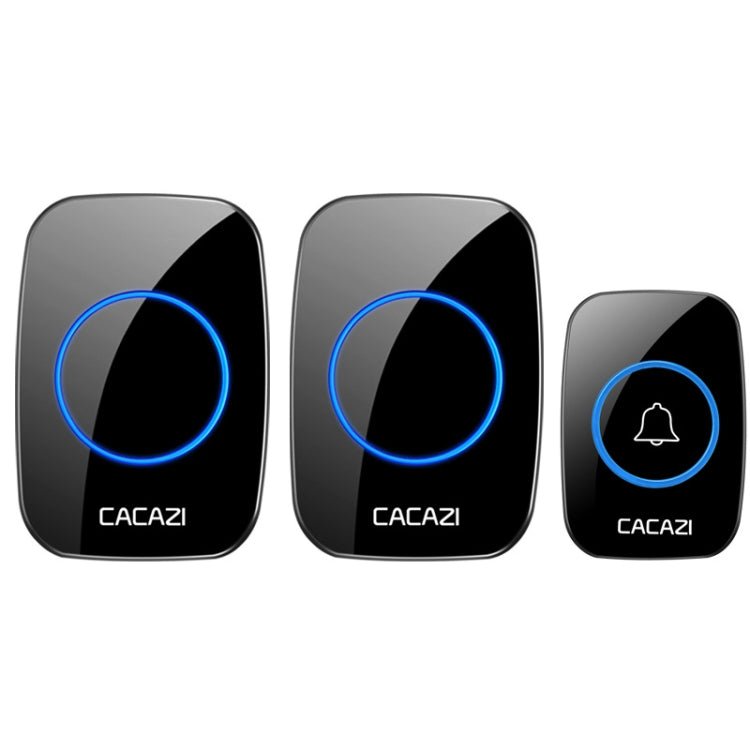 CACAZI A10DC 1 To 2 Battery Type Home Smart Waterproof Electronic Wireless Doorbell - Trustpick