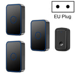 CACAZI A19 One Button Three Receivers Wireless Music Doorbell without Battery - Trustpick