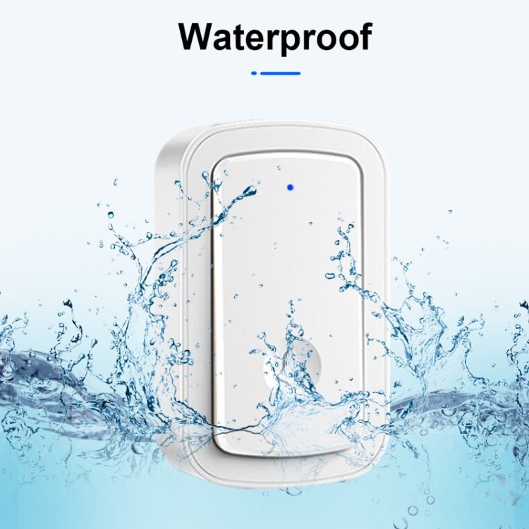 CACAZI A19 One Button Three Receivers Wireless Music Doorbell without Battery - Trustpick