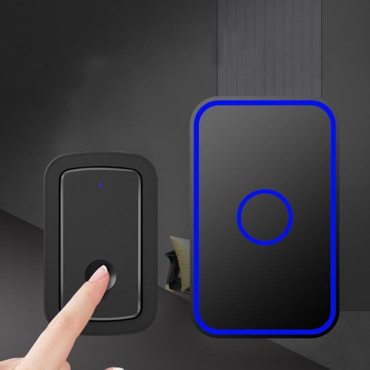 CACAZI A19 One Button Three Receivers Wireless Music Doorbell without Battery - Trustpick
