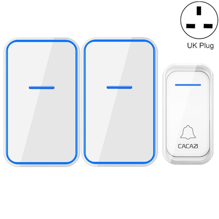CACAZI A68 - 2 One to Two Wireless Remote Control Electronic Doorbell Home Smart Digital Wireless Doorbell - Trustpick