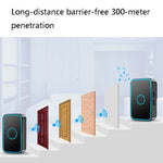 CACAZI A78 Long - Distance Wireless Doorbell Intelligent Remote Control Electronic Doorbell - Trustpick