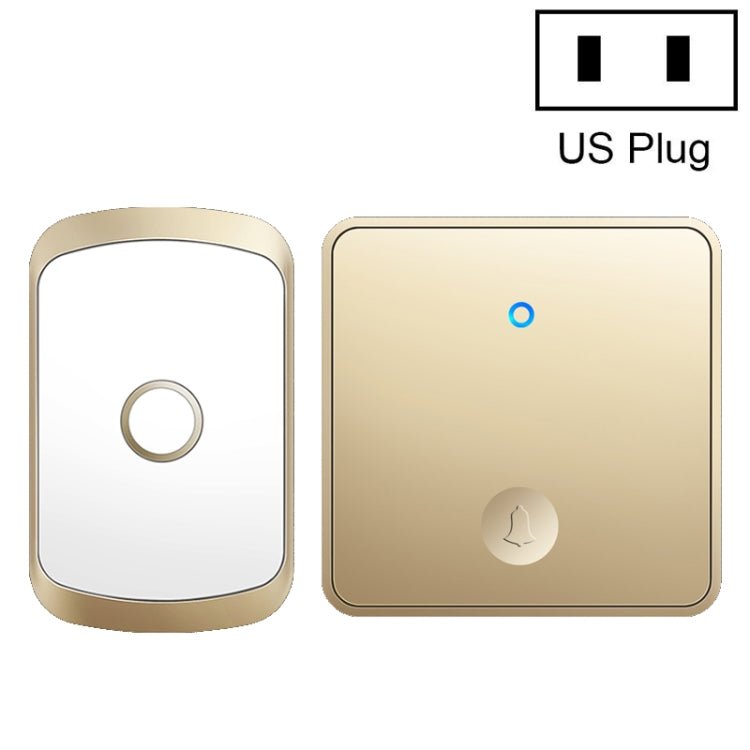 CACAZI FA50 1 For 1 Push - button Self - generating Wireless Doorbell - Trustpick