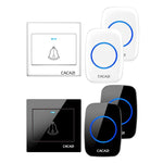 CACAZI H10 1 For 2 Home Wireless Music Doorbell without Battery - Trustpick