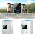CACAZI H10 1 For 2 Home Wireless Music Doorbell without Battery - Trustpick