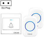 CACAZI H10 1 For 2 Home Wireless Music Doorbell without Battery - Trustpick