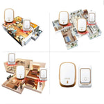 CACAZI K01 Pager Wireless Smart Music Waterproof Doorbell, Random Color Delivery, US / EU / UK Plug - Trustpick