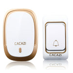 CACAZI K01 Pager Wireless Smart Music Waterproof Doorbell, Random Color Delivery, US / EU / UK Plug - Trustpick