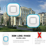 CACAZI V028F Wireless Music Doorbell without Battery - Trustpick