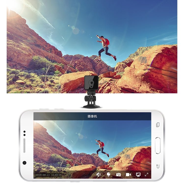 CAMSOY S1 HD 1280 x 720P 140 Degree Wide Angle Wireless WiFi Intelligent Surveillance Camera - Trustpick