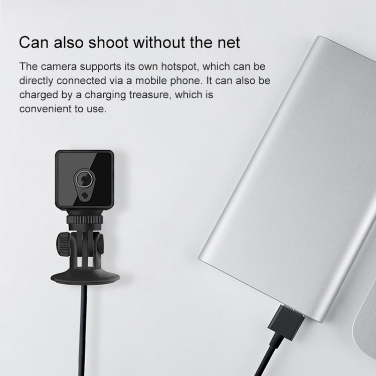 CAMSOY S1 HD 1280 x 720P 140 Degree Wide Angle Wireless WiFi Intelligent Surveillance Camera - Trustpick