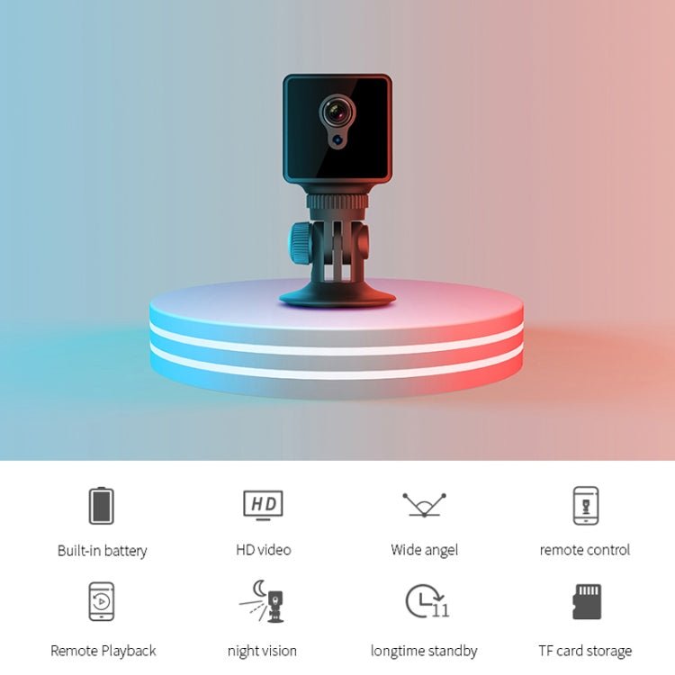 CAMSOY S8 HD 1280 x 720P 140 Degree Wide Angle Wireless WiFi Intelligent Surveillance Camera, Support Photosensitive Automatic Right Vision & Motion Detection & Loop Recording - Trustpick