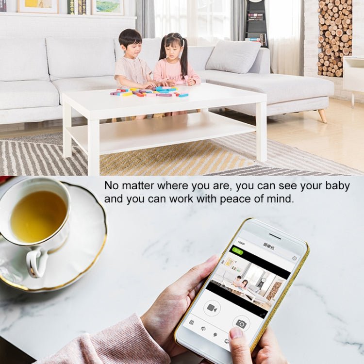 CAMSOY S8 HD 1280 x 720P 140 Degree Wide Angle Wireless WiFi Intelligent Surveillance Camera, Support Photosensitive Automatic Right Vision & Motion Detection & Loop Recording - Trustpick