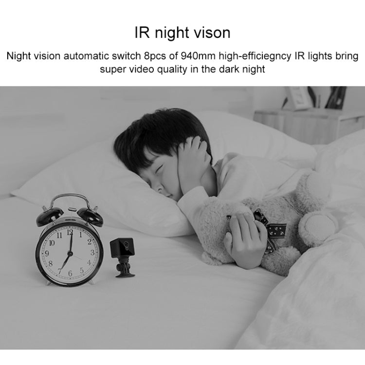 CAMSOY S8 HD 1280 x 720P 140 Degree Wide Angle Wireless WiFi Intelligent Surveillance Camera, Support Photosensitive Automatic Right Vision & Motion Detection & Loop Recording - Trustpick