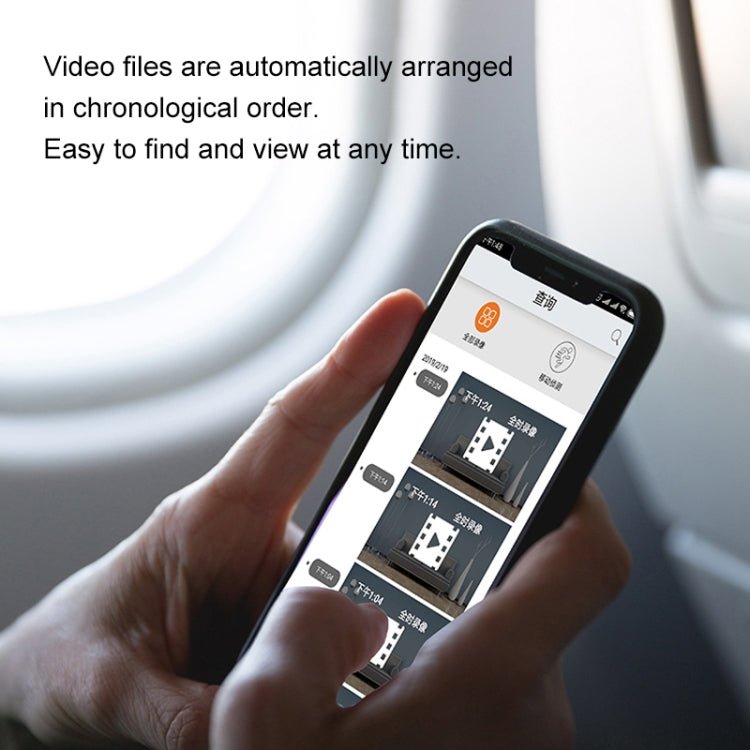 CAMSOY S8 HD 1280 x 720P 140 Degree Wide Angle Wireless WiFi Intelligent Surveillance Camera, Support Photosensitive Automatic Right Vision & Motion Detection & Loop Recording - Trustpick