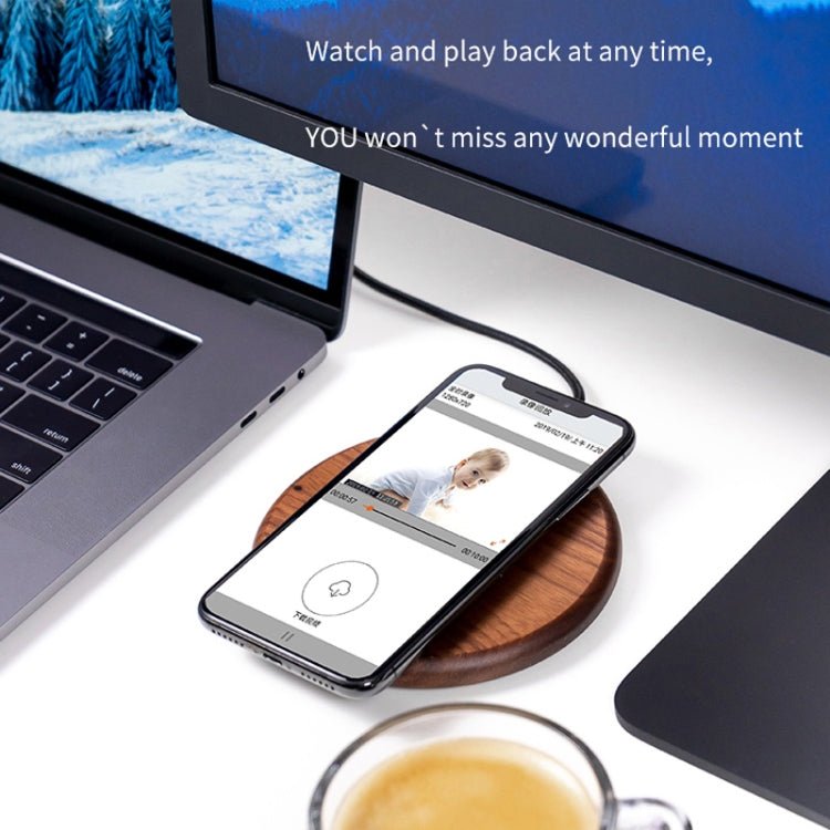 CAMSOY S8 HD 1280 x 720P 140 Degree Wide Angle Wireless WiFi Intelligent Surveillance Camera, Support Photosensitive Automatic Right Vision & Motion Detection & Loop Recording - Trustpick