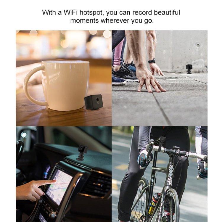 CAMSOY S8 HD 1280 x 720P 140 Degree Wide Angle Wireless WiFi Intelligent Surveillance Camera, Support Photosensitive Automatic Right Vision & Motion Detection & Loop Recording - Trustpick