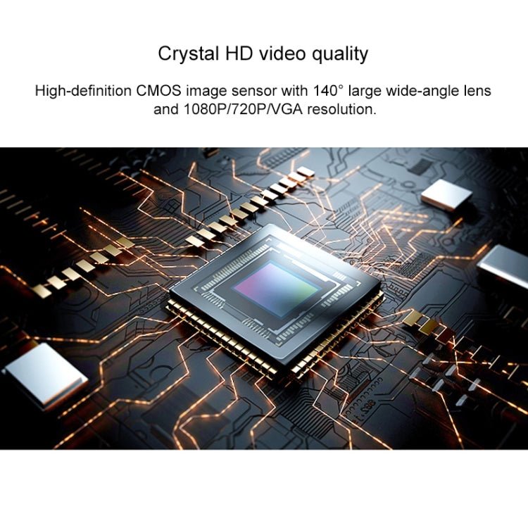 CAMSOY S8 HD 1280 x 720P 140 Degree Wide Angle Wireless WiFi Intelligent Surveillance Camera, Support Photosensitive Automatic Right Vision & Motion Detection & Loop Recording - Trustpick