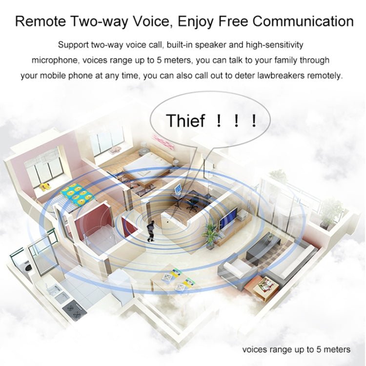 CAMSOY T9W5 1080P WiFi Wireless Network Action Camera Wide - angle Recorder - Trustpick