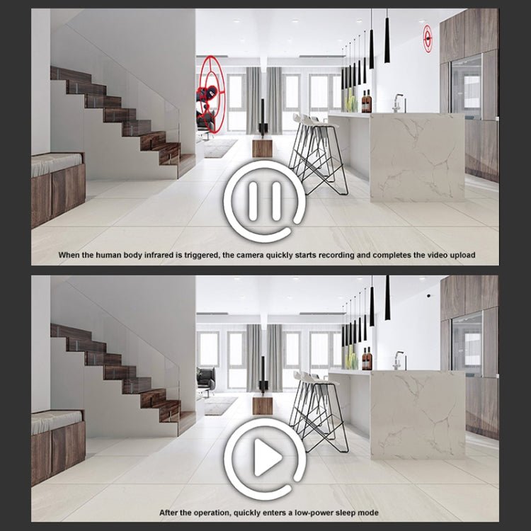 CAMSOY T9W5 1080P WiFi Wireless Network Action Camera Wide - angle Recorder - Trustpick