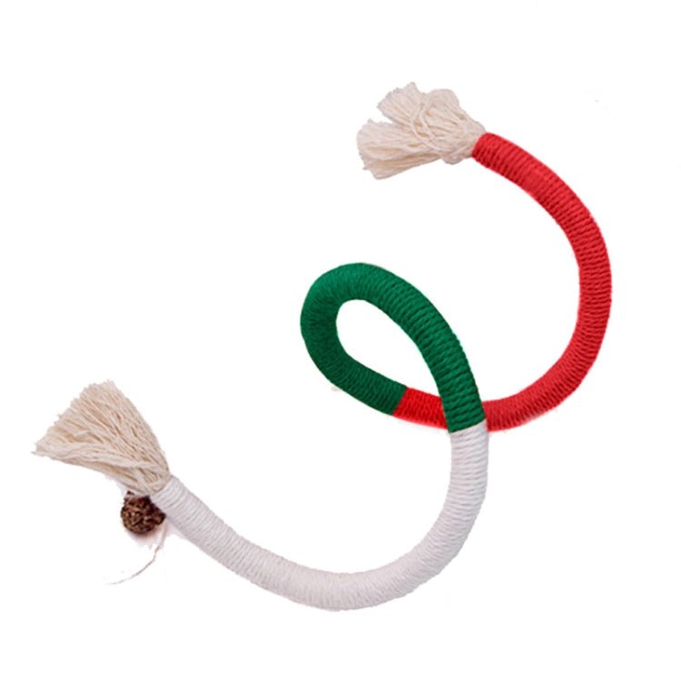 Cat Bite Rope Toy Catnip Cat Teasing Stick - Trustpick