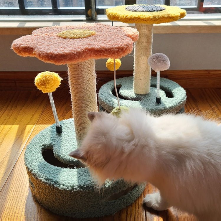 Cat Climbing Rack Small Turntable Cat Scratching Board Toy - Trustpick